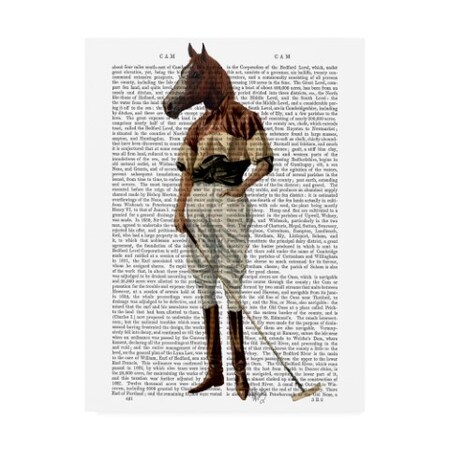 Trademark Fine Art Fab Funky 'Polo Horse, Full' Canvas Art, 18x24 WAG12778-C1824GG